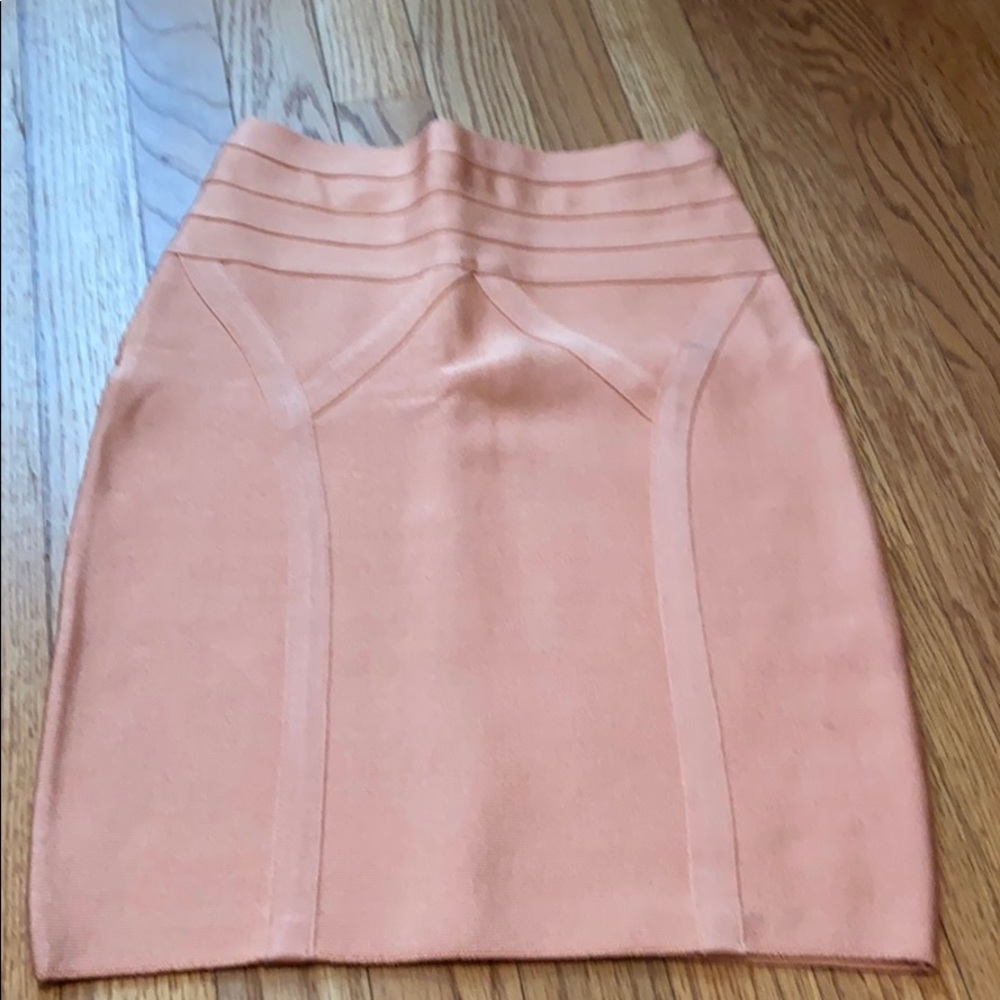 Bebe Bandage Skirt - Peach Bloom - Small